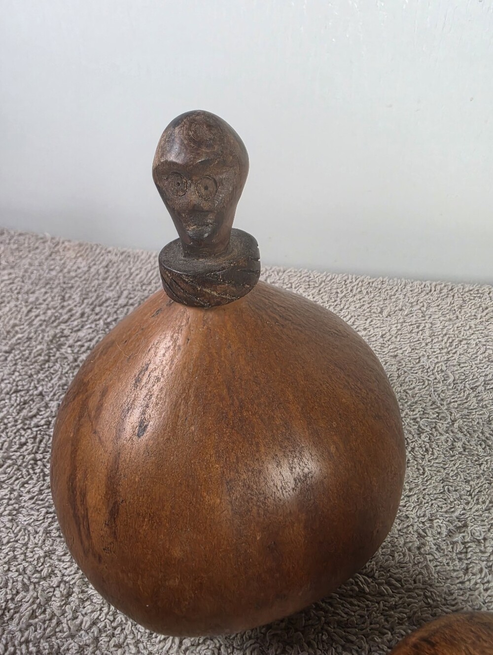 Set of 3 Traditional Calabash Medicine Containers With Wooden Stoppers - Picture 6 of 13